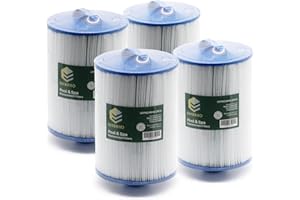 EMBRIIO Cartouche de Rechange pour Pompe de Filtre 6CH-940 Convient pour Unicel 6CH-940 FC-0359 Waterway Plastics 817-0050 25252 378902 03FIL1400 Spa - Eau Propre et Salubre - 4 Pack