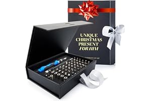 ADELEGOURDAIN Precision Screwdriver Set, 60 in 1 Magnetic Electronics Repair Tool Kit with Case, Flexible Shaft & Extension Rod - DIY Hand Tools Gadgets, Birthday Christmas Gifts for Men Him Dad