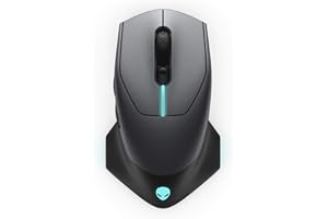 ‎ALIENWARE Alienware 610M Wired/Wireless Gaming Mouse - AW610M (Dark Side of The Moon), grey