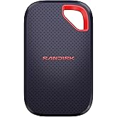 SANDISK 1TB Extreme Taşınabilir SSD (Yeni Model) - 2000MB/s'ye kadar Aktarım hızları, USB Tip-C bağlantısı, G&uuml;venilir Dayanık