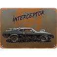 Keviewly Vintage Look Metal Sign - Mad Max Fury Road Cars Interceptor Mad Max - 8 x 12 Tin Sign