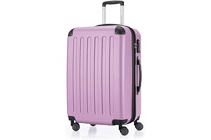 HAUPTSTADTKOFFER - SPREE - Maleta rígida, Trolley expandible, Equipaje de viaje, 4 ruedas dobles, TSA, 65 cm, 74 litros, Flieder