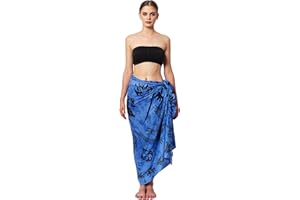 Ciffre Sarong Pareo Jupe enveloppante Serviette de Plage Robe Tortue et Toutes Les Couleurs