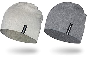 EMPIRELION 9" Multifunctional Lightweight Beanies Hats, Thin Running Skull Cap Helmet Liner Sleep Caps for Men Women