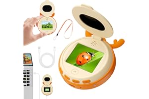 ‎WADEO WADEO Mikroskop dla dzieci, robienie zdjęć i nagrywanie wideo] [2,0" ekran HD] mini przenośny mikroskop elektroniczny, prezent edukacyjny dla dzieci w wieku 3-12 lat