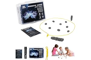 DAOUZL Scacchi Magnetici, Gioco di Scacchi Magnetici, Magnetic Chess Game, gioco di scacchi magnetico, gioco scacchi magnetico, gioco scacchi magnetici per Feste per la Famiglia e Gli Amici