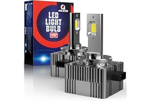 AOLEAD D1S LED Lampadine per Auto, 35W 10000LM 6000K Bianca FARO Quadrato Lampada, Sostituzione dello D1S Xenon Lampadine, DC 12V