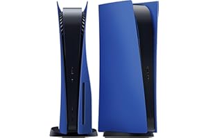 Joso Coque de rechange pour console PS5, coque de rechange pour console PS5, coque de protection anti-poussière anti-rayures pour PS5 Disc Edition (bleu)