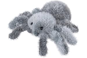 Apricot Lamb Jouet en peluche araignée pour enfants - Doudou mignon pour bébé fille et garçon - Araignée d'Halloween moelleuse - Bleu - 20 cm