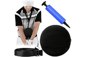 SUQ Golfschwung-Trainingshilfe, Übungsbälle, Golfball-Schlagball, Intelligenter Einstellbarer Assist-Ball, Haltungskorrektur, Training, Intelligente Armbewegung, Swing Trainingshilfe(Blau)