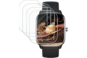 Agedate für Panzerglas für Amazfit GTS 4 Mini Schutzfolie 4 Stück, Flexibel TPU-selbstheilenden Displayschutz für GTS 4 Mini Schutzglas, Kratzfest Displayschutzfolie für GTS 4 Mini Panzerfolie