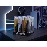 PS5 ve PS4 Uyumlu 10'lu Oyun Kutusu Standı - Masa&uuml;st&uuml; Video Oyunu D&uuml;zenleyici Organizer - Dekoratif Oyun CD'si Tutucu ve Serg
