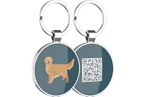 DISONTAG Placas para Perros,Placa para Perros Personalizadas,Placas para Mascotas,Placa De Identificacion Perros,41 Patrones Realistas, Pantalla De Información única | Modificable