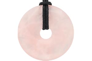Lebensquelle Plus Ädelsten donut Ø 40 mm + bomullsband + ädelstenskort