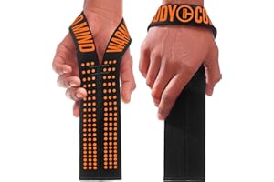 WARM BODY COLD MIND V1 Sangle Musculation pour l'Haltérophilie Olympique - [Évalué à 300 KG] - Sangle de Tirage pour Gym Fitness Crossfit, Lifting Straps, Poignet de Levage, Accessoires Homme Femme