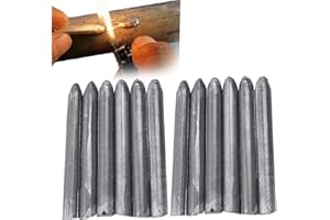 OADAA 12Pcs Low Temperature Universal Welding Rod, Easy Welding Electrode Aluminum Rod, Aluminum Welding Rods, Easy Melt for Aluminum Rods