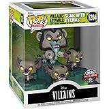 Funko Pop ! Scar avec hyènes Villains 1224 Hot Topic Exclusive FUN64677