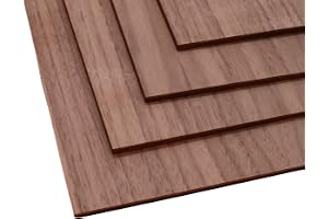 Högkvalitativ 5 mm amerikansk valnötplywood, perfekt för laserprojekt, CNC och hantverk, 5 mm tjocklek för maximal stabilitet