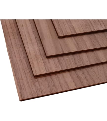 6x Walnuss Sperrholzplatten A3 3mm - Naturholz Für Lasercut, Basteln Und Modellbau