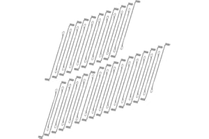 CERSALT Aiguille pour Machine à Tricoter, 50 Pièces Outils à Tricoter Aiguille Universelle de Machine à Tricoter de Pratique pour Machine à Tricoter Type S, Type 80, Type E6000