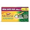Dabur Meswak Complete Oral Care Toothpaste - 600g (300g x 2, Pack of 2) | Complete Oral & Gum Care Toothpaste | Contains Pure