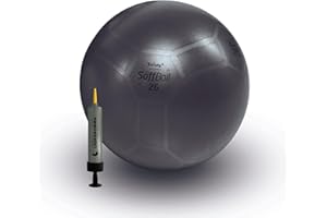 TONKEY ACTIVE LIFE - Palla Pilates SoffBall Maxafe - Fitball per Yoga, Fitness, Pilates, Fisioterapia e Riabilitazione - Accessori e Attrezzi per Allenamento a Casa e in Palestra