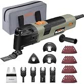 Funguard Oscillating Multitool 300W,6 Speeds,30 Accessories | Oscillating Tools, 15000-22000RPM, Auxiliary Handle, 3.5&deg; Oscil
