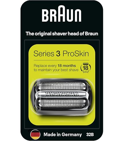 Grille Double De Rechange Pour Rasoir Braun 7514, 7526, 7510, 7515, 7520, 7511, 7516 + Cadre - Neuf