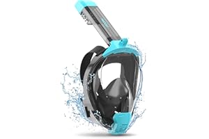 ‎ACURE ACURE Schnorchelmaske für Erwachsene, SN04 Schnorchelmaske Vollmaske mit Abnehmbarer Kamerahalterung, Doppeltem Anti-Beschlag-Design, CO2 Sichere Tauchmaske für Erwachsene und Jugendliche