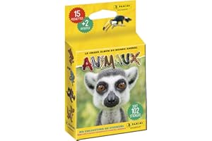 Panini France SA ANIMAUX 2020 - ECO BLISTER DE 15 POCHETTES + 2 GRATUITES !