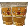 Bon Organo Meghalaya Lakadong Turmeric Powder, 500gms (250gms*2), High Curcumin (10-12%) | Sourced from Meghalaya