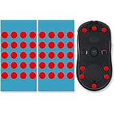 40 Stück Mouse Skates Set für Logitech G PRO Wireless, Ultra-Schnelle Mausfüße für Logitech G PRO Wireless, Mouse Dot Skate S