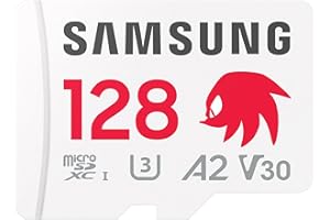 Samsung Memorie MB-MD128SA Sonic PRO Plus Scheda MicroSD per Console Gaming, Action Cam e Droni da 128GB, UHS-I U3, Fino a 180MB/s