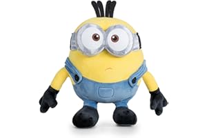 Famosa Softies - Otto de los Minions, de la película El Origen de Gru, peluche de tamaño grande que mide 45 cm, de textura suave y blandita, para niños y fans de todas las edades, (760020548)