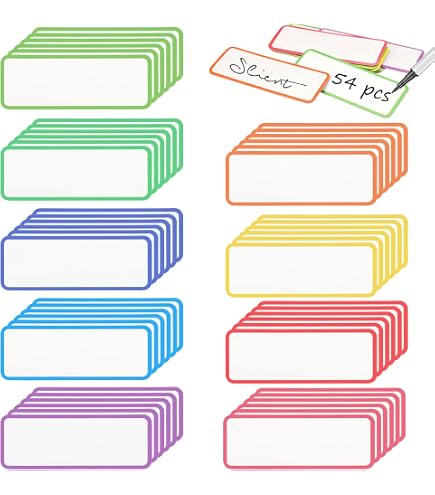 Étiquettes Magnétiques GAUDER 75x25mm - Inscriptibles Et Effaçables - Pour Tableaux Blancs Et Frigos