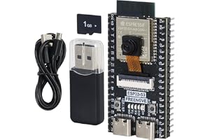 Freenove ESP32 ESP32-S3 Kamera Kort Kit (8 MB Flash) med 1GB-Kort