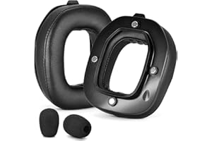 Cuscinetti auricolari e microfono in schiuma A40 TR, cuscinetti di ricambio defean compatibili con cuffie Astro A40 TR, cuscinetti auricolari, schiuma ad alta densità con cancellazione del rumore