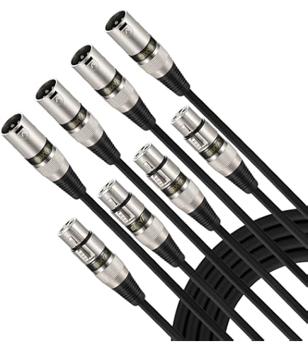 Hosa GS-274 Interrupteur D'alientation XLR3F Vers XLR3H Pour Icrophone