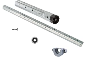 JAROLIFT Rolladenwelle/Stahlwelle Wellenset SW40 Achtkant für Vorbaurolladen - bis 135cm