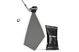 TS Golf Magnetic Golf Towel for Golfers | Best for golf gifts & golf accessories for Men and Women | Golf Towels for Golf Bags with Clip | Golf Microfiber Waffle towel
