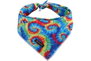 DOGWONG DGOWONG Hundehalstuch, Baumwolle Bunt Badana Hund Hunde Dreieck Lätzchen Halstuch Hunde halstüche für Kleine, Mittelgroße und Große Hunde