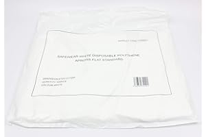 REGAL Disposable Flat Packed Plastic Polythene Plastic Aprons x100