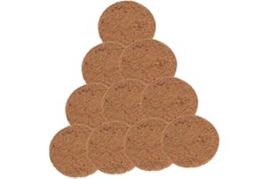 DOITOOL 10pcs Pet Litter Where Breathable Pigeon Nest Pads Bird Nesting Pads Premium Pet Mats Bird Nest Supplies Pigeon Eggs Mats Homing Pigeon 15c Coconut Palm Silk Flowerpot