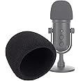 Seiren V2 X Foam Cover or Razer Seiren V2 Pro Mic Pop Filter, Mic Cover Compatible with Razer Seiren V2 Pro and Razer Seiren V2 X USB Microphones, Block POPS by YOUSHARES