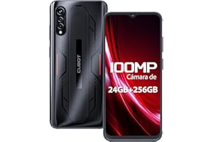CUBOT X70 Telefono Movil Libres 2023, Android 13 Smartphone, 24GB RAM+256GB ROM/1TB TF, 100 MP Cámaras, MTk G99 Octa-Core moviles, 6,58" FHD+, 5200 mAh, NFC/FingerPrint/4G Dual SIM, Negro Espacial
