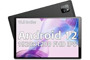 KINSTONE Android 12 tablet,10.3 inch tablet, Octa-Core, 7500mAh,6 GB RAM+128 GB ROM, rozszerzenia do 1 TB, 1920x1200 IPS INCELL,5MP+13MP camera,4G LTE/SIM,pracy/gier tablet,5G WiFi+GPS