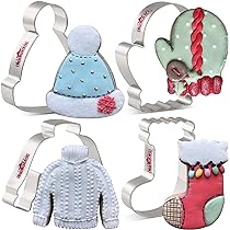 Ann Clark Cookie Cutters Kerstman gezicht koekjessnijder, 4.2