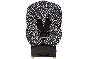 JYOKO Kids Funda de algodón para Silla de Coche Compatible con Maxi Cosi Pearl 360 y Mica Pro I-Size (Winter Sky)