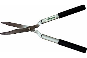 Darlac Lightweight Shear – Lightweight, Razor Sharp Garden Shears – Ideal for Precision Hedge Trimming & Topiary – Wavy Edged Carbon Steel Blades for Trapping Growth – Comfortable Grip – Easy to Use