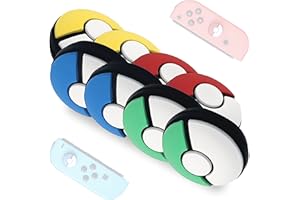 MatoSan® Nasadki joystick – kompatybilne z Switch, Switch OLED & Lite: Thumbstick Grips do kontrolerów Joy Con & Steam Deck – akcesoria premium z uchwytem dla lepszej przyczepności, 8 sztuk